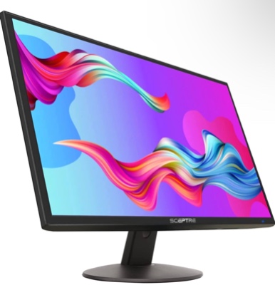 Sceptre IPS 22 inch 1080p Gaming Monitor 75Hz HDMI x2 99% sRGB up to 320 Lux Blue Light Filter Build-in Speakers, Machine Black (E225W-FPT Series) - 