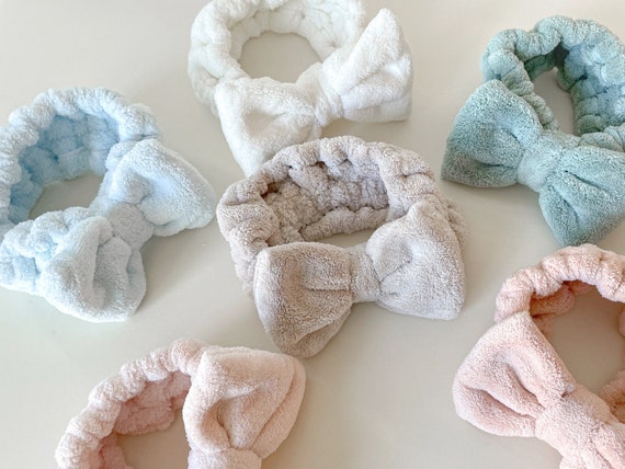Cute Spa Headband  Soft Fleece Head Wraps for Shower and | Etsy