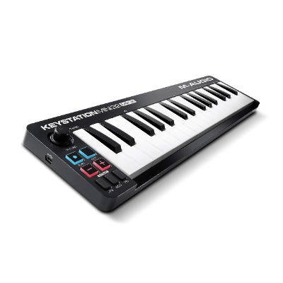 M-Audio Keystation Mini 32 MK3 - Portable USB MIDI Keyboard Controller for Music Production With 32 Mini Keys and ProTools | First M-Audio Edition