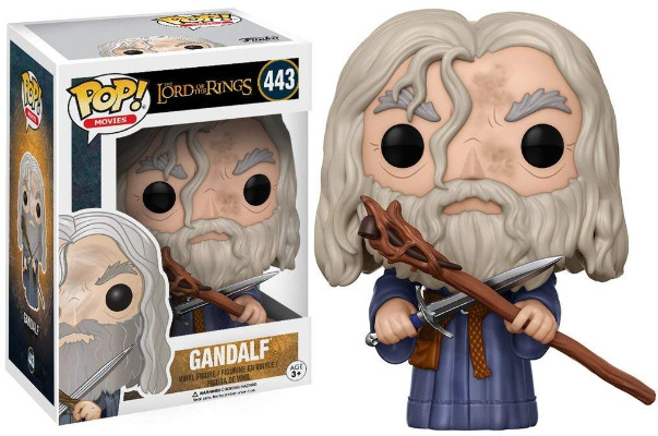 Funko 13550 Lord of The Rings Herr POP Vinylfigur: LOTR/Hobbit: Gandalf, Natural, One Size