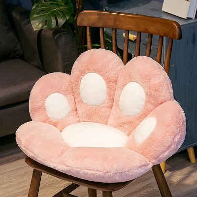 Cat Paw Cushion Cute Seat Cushion Pink Chair Cat Paw Pillow Lazy Sofa Pillow Outdoor Decoration Warm Floor 27.6 X 31.5 inch