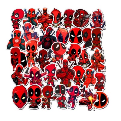 Deadpool Stickers for Water Bottles,Aesthetic Stickers for Teens,Girls,Kids,Laptop,Phone,Travel Extra Durable