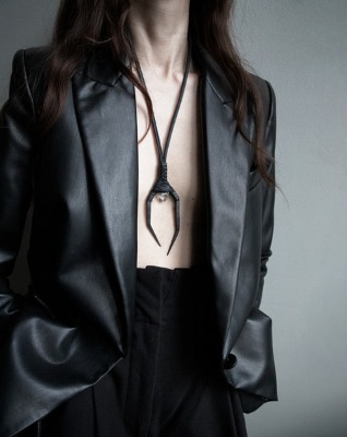 ANU TERA - HERKIMER & IRON NECKLACE