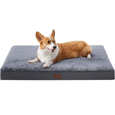 MIHIKK Orthopedic Dog Bed for Medium, Large Dogs, Egg-Crate Foam Dog Bed with Removable Waterproof Cover, Pet Bed Machine Washable