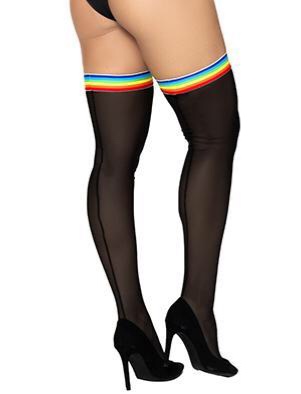 Rainbow Fantasy Thigh Highs