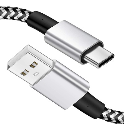 Type C Charger 10 ft, USB C Cable Fast Charger Compatible with Galaxy S10, Nylon Braided Long USB C Charger Cord for Samsung Galaxy S9 S10 S8 Plus/Note9/8 A60 A50, Moto G, LG and other USB C Charger