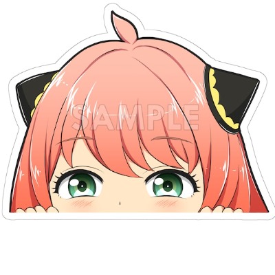 Spy X Family Anya Sticker Peeker Anya Forger Spy X Family | Etsy