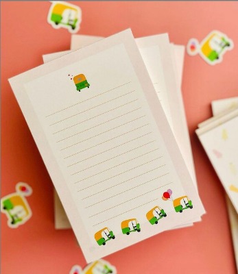 Rickshaw Notepad  Sticker  South Asian Stationery Notepad | Etsy
