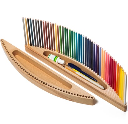 Colored pencil holder