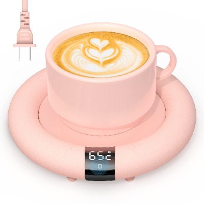 2021 New Coffee Mug Warmer for Desk with Auto Shut Off, 3 Temperature Setting Touch Switch LED Display 20W Cup Warmer for Coffee Tea Milk Beverage Warming & Heating Coffee Gifts