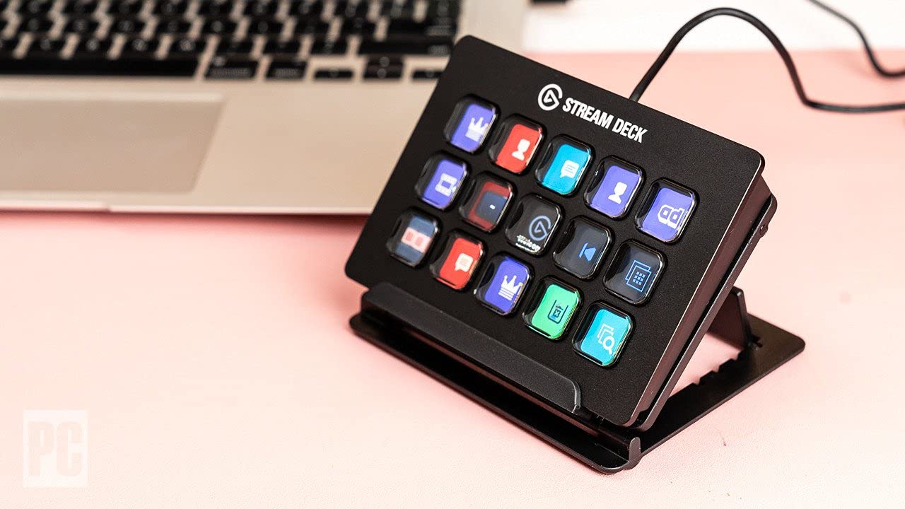 Elgato Stream Deck – Custom A 15 Pack of LCD Key with Live Content Create Controller (Authorized Distributor, 1 Year Manufacturer Warranty)