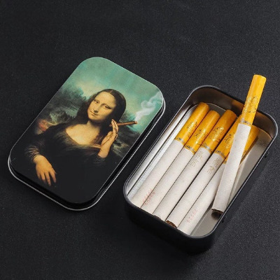 Cigarette Case  Mona Lisa Design  Joint Case | Etsy Canada