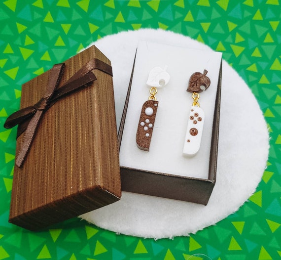 Animal Crossing Cottage Core Inspired Game Controller Earrings | Etsy