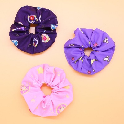 Sailor Moon Scrunchies  Anime Hair Accessories Kawaii | Etsy