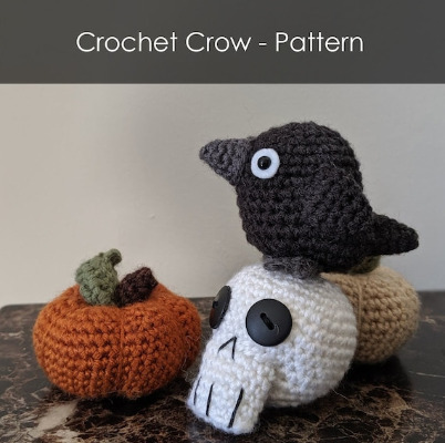 Crochet Crow  Halloween Pattern | Etsy