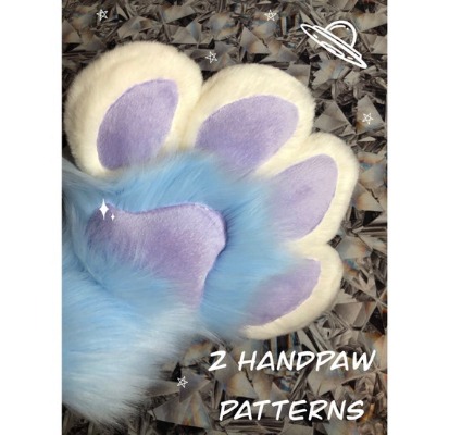 Fursuit Puffy Paw Patterns 2 Pack | Etsy
