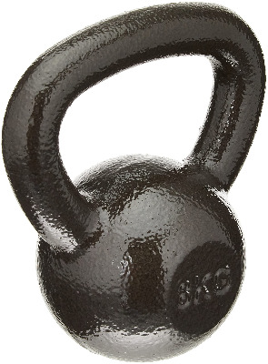 Amazon Basics kettlebell/kogelhalter van gietijzer (verschillende maten van 4kg tot 20kg)