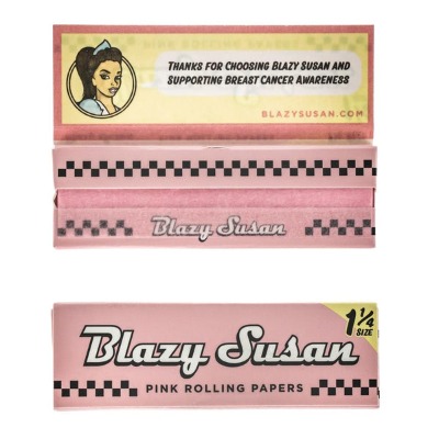 Blazy Susan Pink Rolling Papers 1-1/4 Size 50/pack