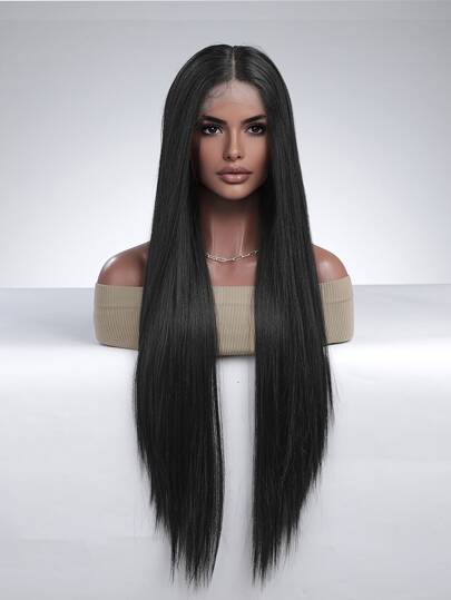 T-Part Lace Long Straight Synthetic Wig