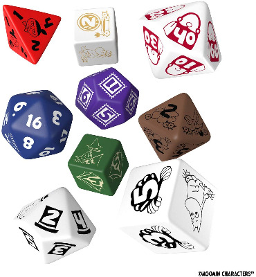 Q-WORKSHOP Moomin Dice Set, Board Games - Amazon Canada - 