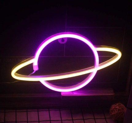 Neon sign (planet) 