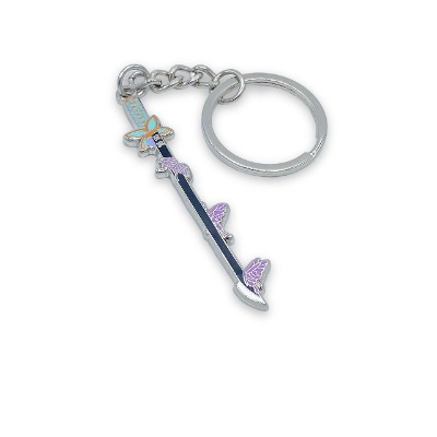 Sugoi Vibe Demon Slayer Kimetsu No Yaiba Shinobu Keychain Insect Breathing Butterfly Nichirin Blade Sword Katana Hard Enamel Metal Kanae Kocho Kanao Tsuyuri | Anime Keychain