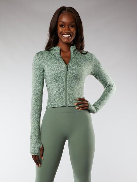 Green Thumb Jacket - Eden Print Green