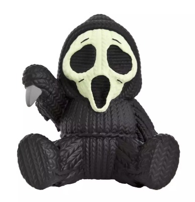Handmade by Robots Knit Series Ghost Face Glow-in-the-Dark 5-in Vinyl Figure GameStop Exclusive