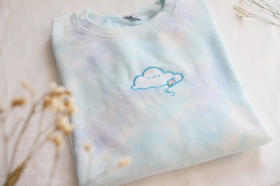 Chill Cloud Tie Dye Women's Sweatshirt | Etsy Canada