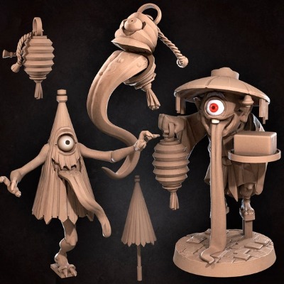 Yokai Pack  Bite the Bullet Fantasy Dnd 3D Printed Resin | Etsy UK