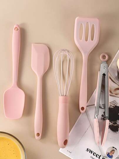5pcs Silicone Cooking Utensil Set