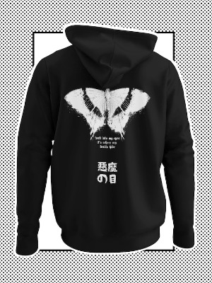 Japanese Streetwear Unisex Hoodie Butterfly Devil Eyes | Etsy Canada