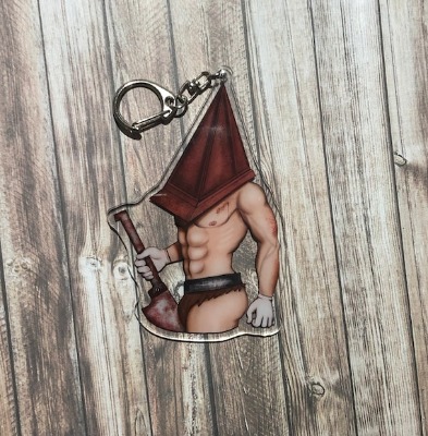 Thicc Pyramid Head Acrylic Charm  From Silent Hill / Dead by | Etsy Australia