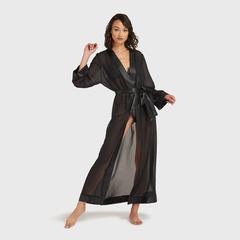 Marcella Long Kimono Black