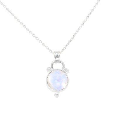 Delphi Moonstone Silver Necklace