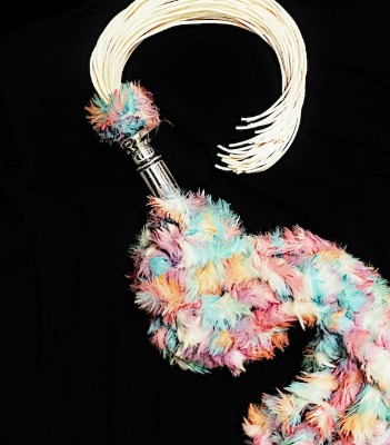 BDSM Butterfly Sensation Play Flogger 2 in 1 Rubber Flogger | Etsy