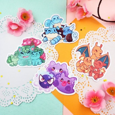 Cutie Families  Starters  Ghosts  Stickers | Etsy Australia