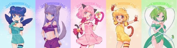 Tokyo Mew Mew 5x7 Mini Prints | Etsy
