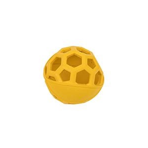 3 Peaks Rubber Caged Rope Ball Dog Toy | Pets At Home