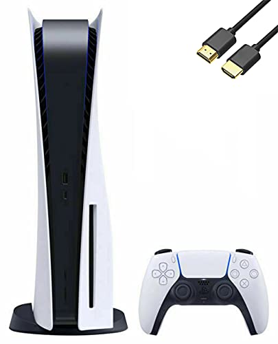 Playstation 5 Disc Version PS5 Console - 4K-TV Gaming, 16GB GDDR6 RAM, 8K Output, WiFi 6. Ultra-High Speed 825GB SSD