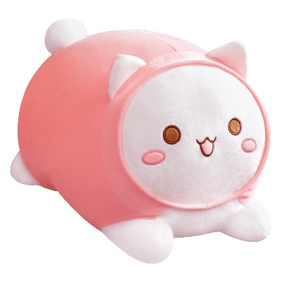 Peluche De Gros Chat, Animaux en Peluche De Chat - Peluches De Grands Animaux De Chat en Peluche, Jouets De Chat pour Fille, Chaton en Peluche, Jouets en Peluche Mignons 40cm