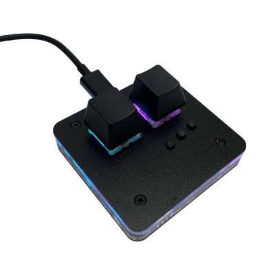 RGB Keypad for OSU/Rhythm Games | Speed Silver Switches | Programmable, RGB, Hot Swappable, Wired USB-C Keypad