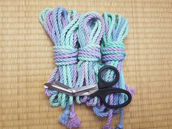 Hemp Rope mermaids Suspension Rope in Pastel 3 | Etsy