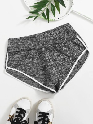 SHEIN Wide Waistband Dolphin Shorts