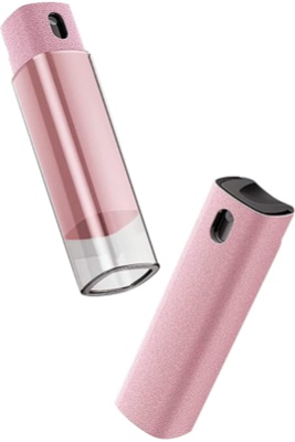 3 in 1 Fingerprint-Proof Screen Cleaner,Reusable Screen Cleaner,Touchscreen Mist Cleaner,Easy-to-Use,Removes Smudges for All Phones, Laptop and Tablet Screens,Non-Chemical Cleaner (Pink)