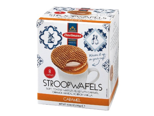 Daelmans Stroopwafel | Caramel Wafers | Syrup Stroopwaffles - 310 g per Cube Box - Dutch Caramel Cookie