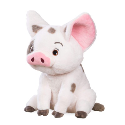 Disney Store Pua Soft Toy, Vaiana, 30cm/12”, Cuddly Soft Pig Made with Plush Fabric and Embroidered Details, Suitable for All Ages