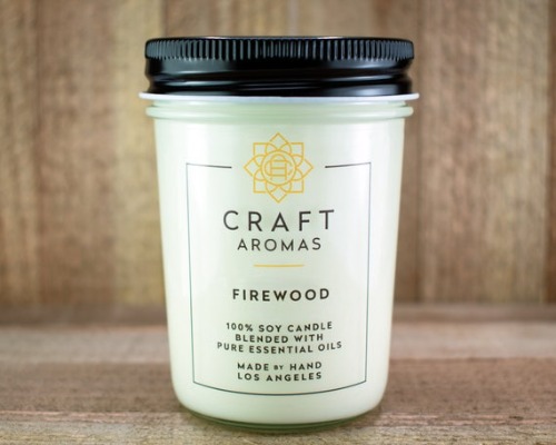 Firewood Scented Soy Candles  Vegan Soy Candles  Natural | Etsy