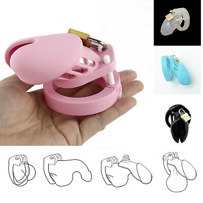 Adjustable Male Chastity Cage with 4 Locks Bird Cage Cheating Men Usage Silicone  | eBay