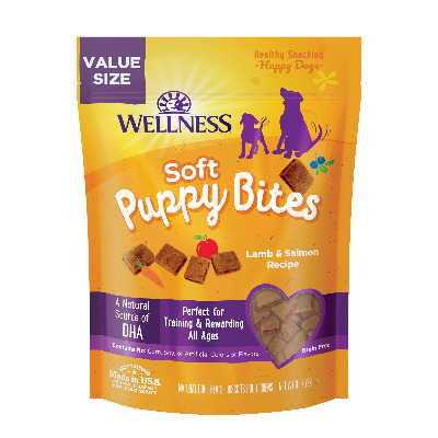 Wellness Complete Health Natural Grain Free Lamb & Salmon Recipe Soft Puppy Bites, 8 oz. | Petco